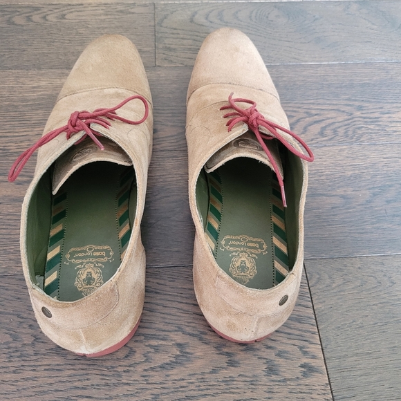 Base London Suade Casual Shoes - Picture 3 of 5